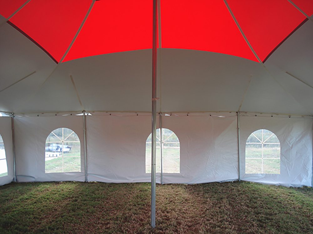 30x50 high peak tent interior