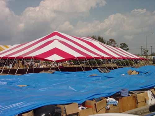 Relief tent