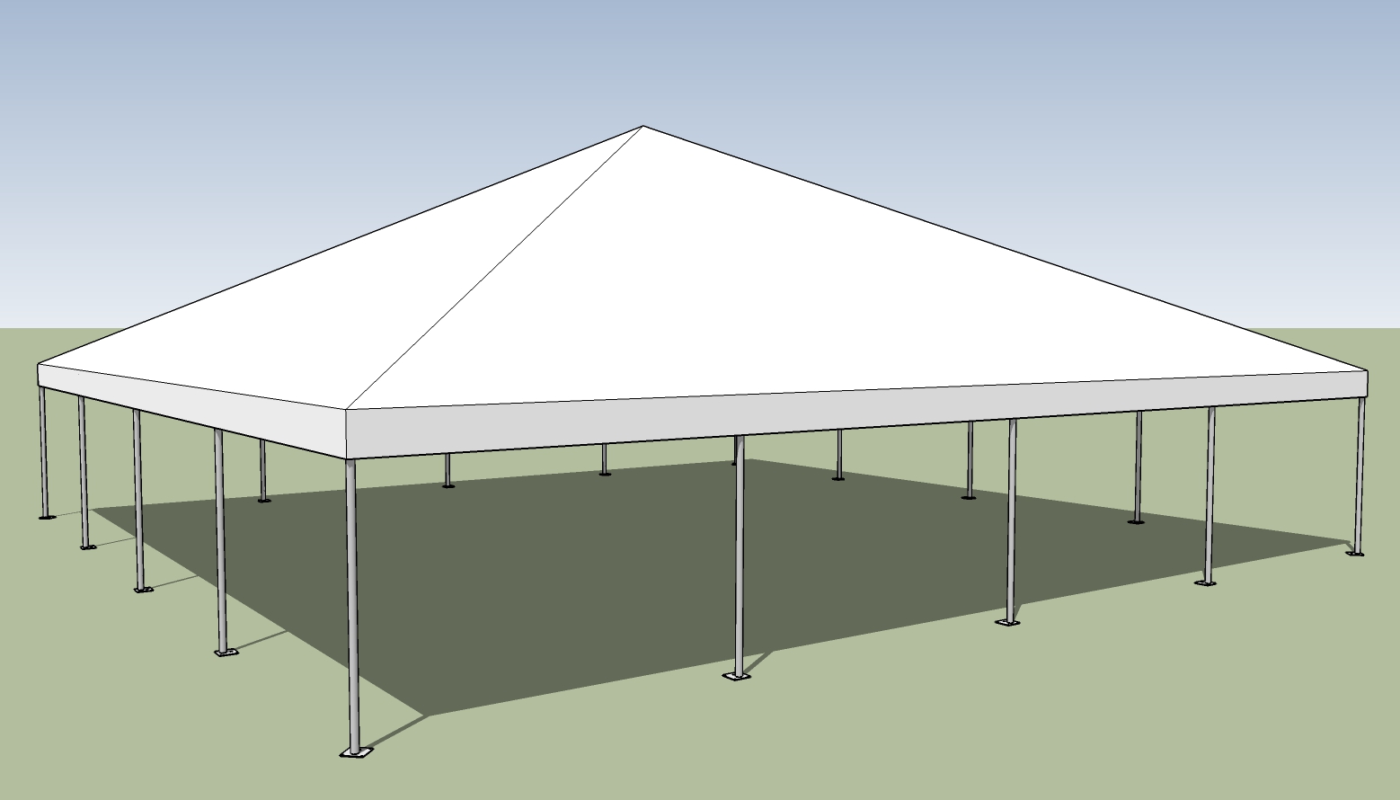 40x40 Frame Tent  Quality American Made Party Tents