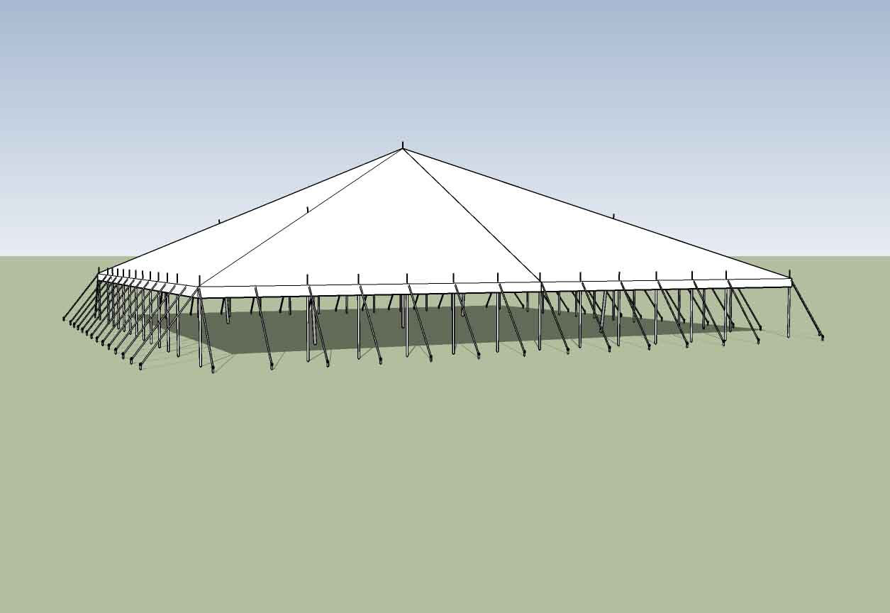 Quality American Made Pole Type Party Tents By Ohenry