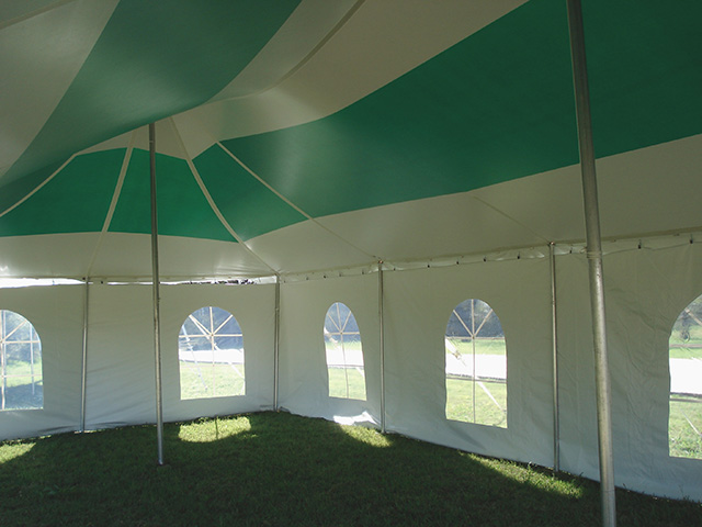 20x60 High Peak Tent Interior