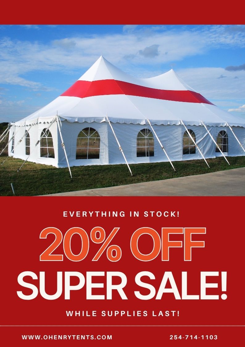 Tent Sale