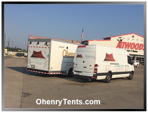 Ohenry Party Tents delivered